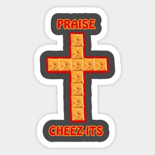 Praise Cheez-Its Sticker